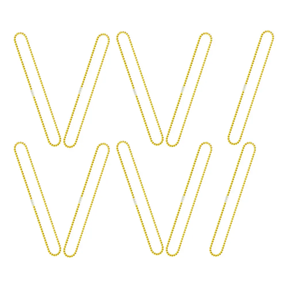 

10pcs Plastic Bead Chain Necklace Bright Colors Mexican Carnival Party Decorations Fiesta Beaded Necklaces Bulk for party