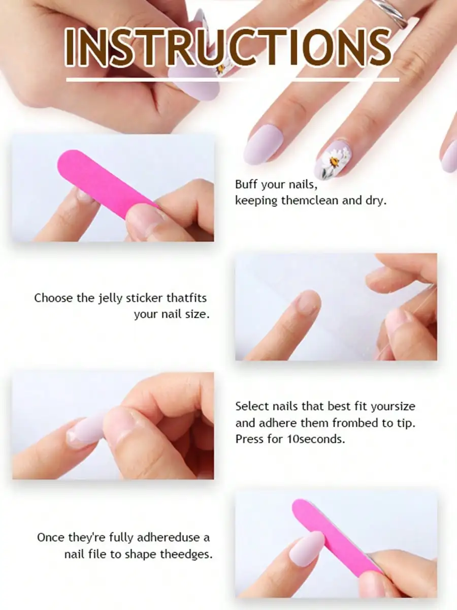 24 قطعة من أظافر اللوز المتوسطة على الأظافر باللون البني والذهبي، غطاء كامل للأظافر الصناعية للنساء والفتيات #6