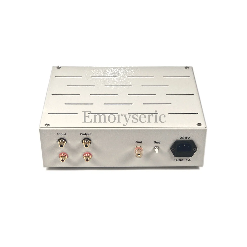 6N2 Tube MM Phono Preamplifier with 6Z4 Rectifier, Low Noise Inductor Filter & Electronic Stabilization