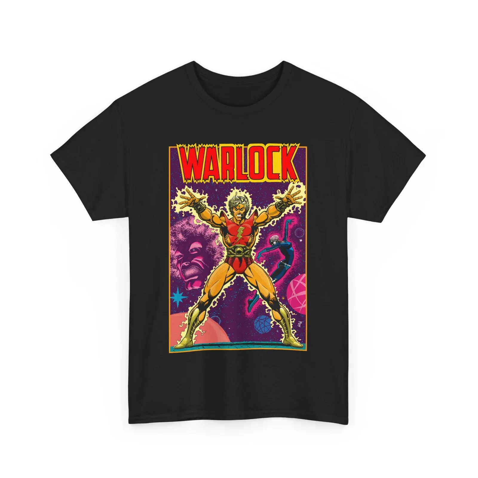 تي شيرت Adam Warlock - Marvel Comics - فن غطاء Jim Starling - قصة غريبة مناسبة لكل من الرجال والنساء لارتدائها