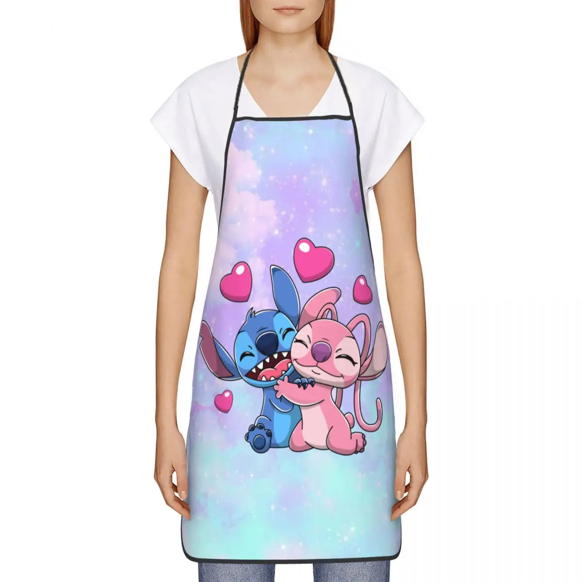 Custom Stitch Apron for Women Men Unisex Bib Kitchen Cooking Tablier Cuisine Chef Gardening