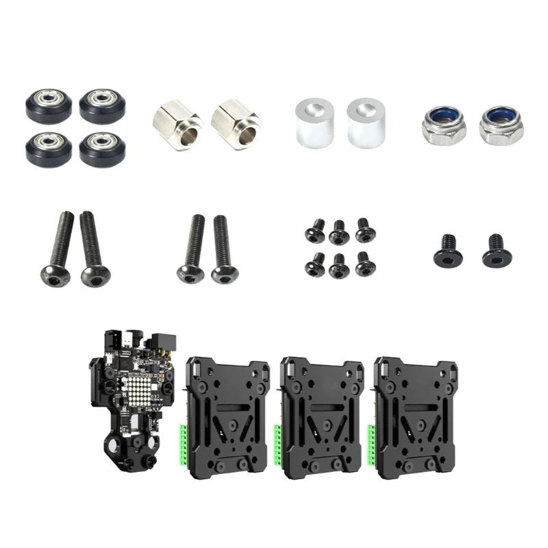 Hermit Crabbed 2 CAN Kit Hotend Replacement Tool Quick Head Change 3D Printers Part For MK8 CR6 Extruder 3D Printers