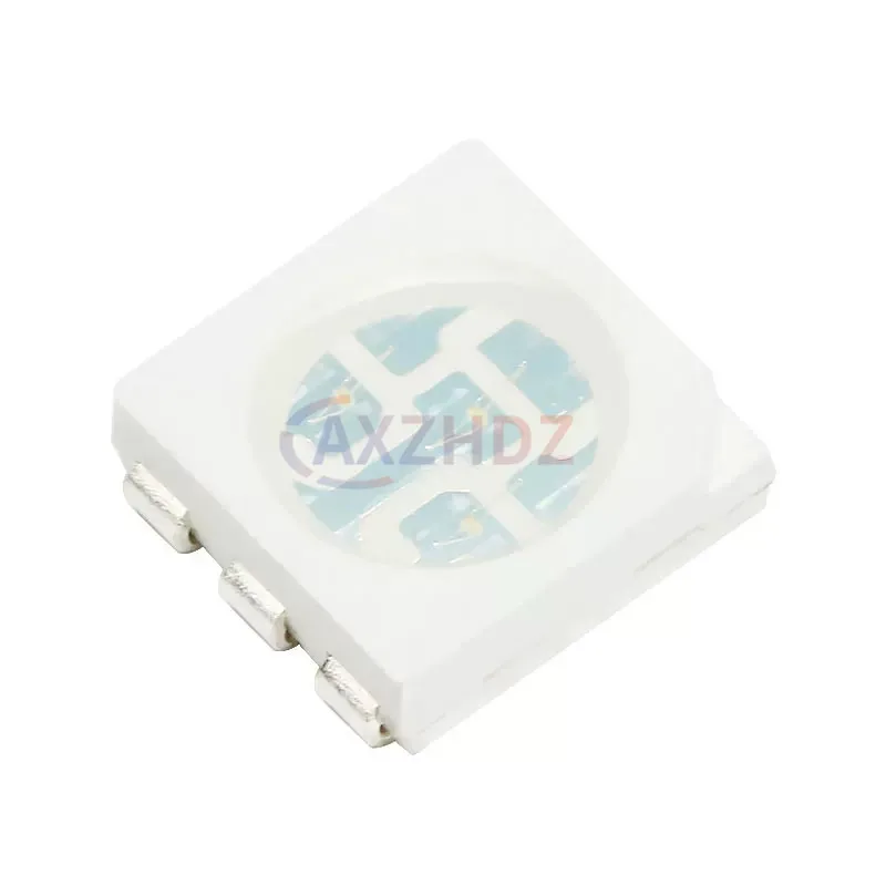 100PCS SMD LED Diode 5050 Super Bright Red Green Blue Yellow White Warm Whit RGB Full Color 6Pin SMT LED Bulbs Emitting Diode