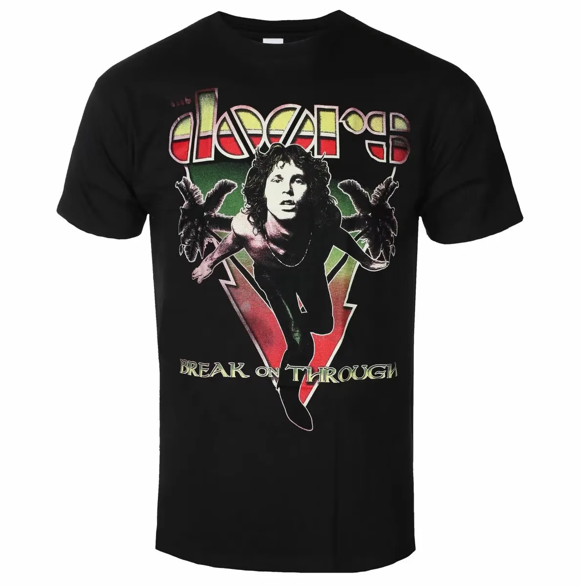 The Doors 'Break on Through' Jim Morrison Band Graphic T-Shirt Cotton Men Women Streetwear Tee