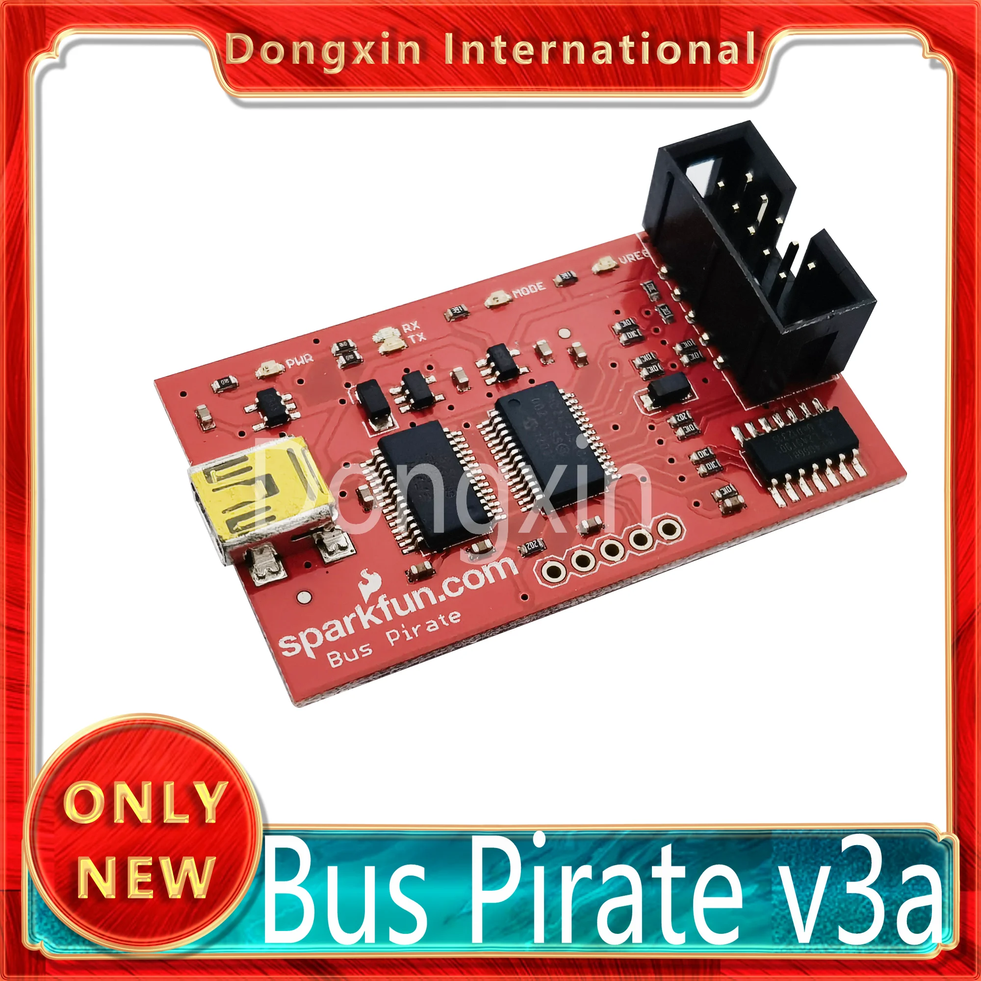 Bus Pirate v3a Serial Port Simulation Debugger Protocol 1-Wire I2C SPI JTAG UART