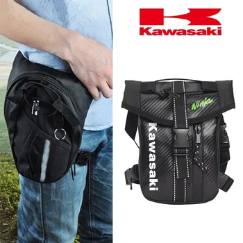 Kawasaki impermeável perna saco, Motocicleta equitação saco, Saco da cintura, F1 Racing, Novo