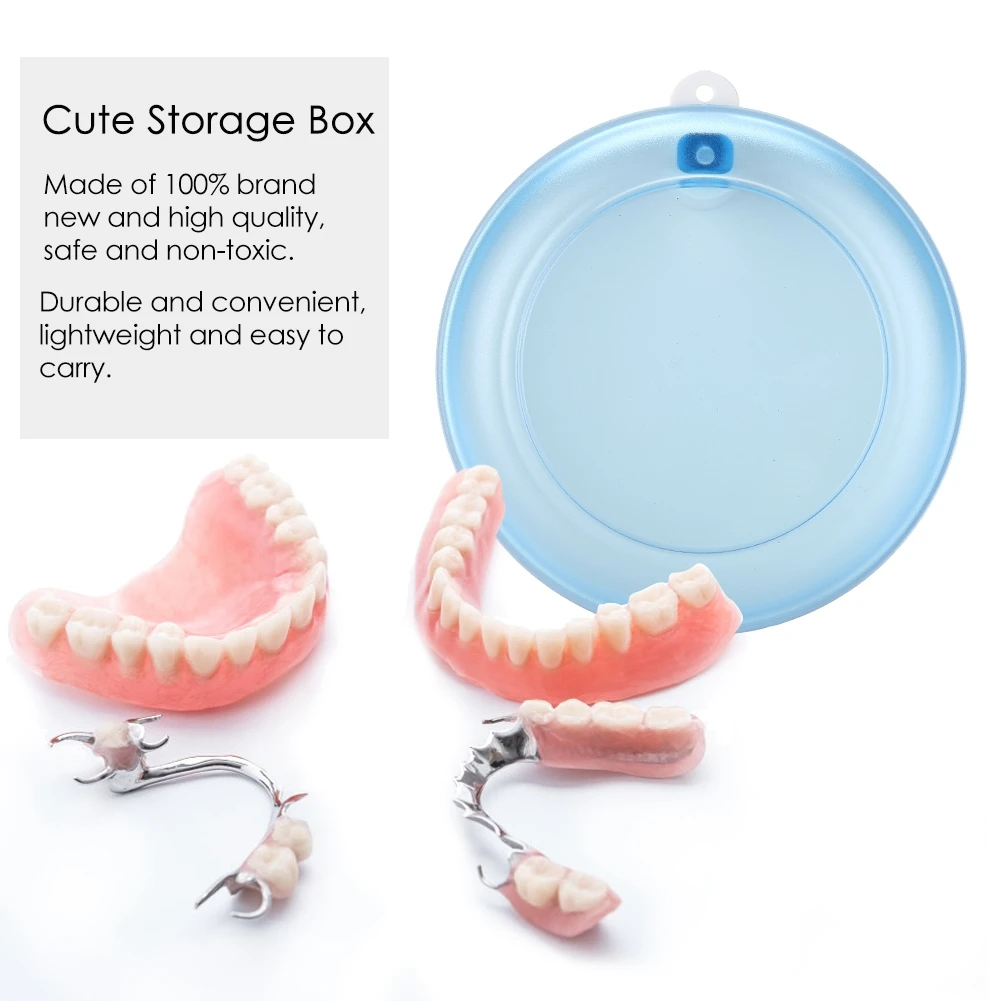휴대용 회전 치아 보관함, 교정 브래킷 상자, 귀여운 보관함, 의치 관리 보호 상자, 치과 도구 