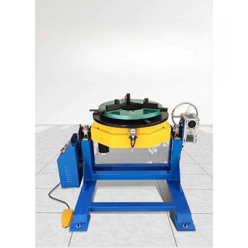 Electric flip high precision argon arc welding two welding flange  circumferential seam welding large hole positioner