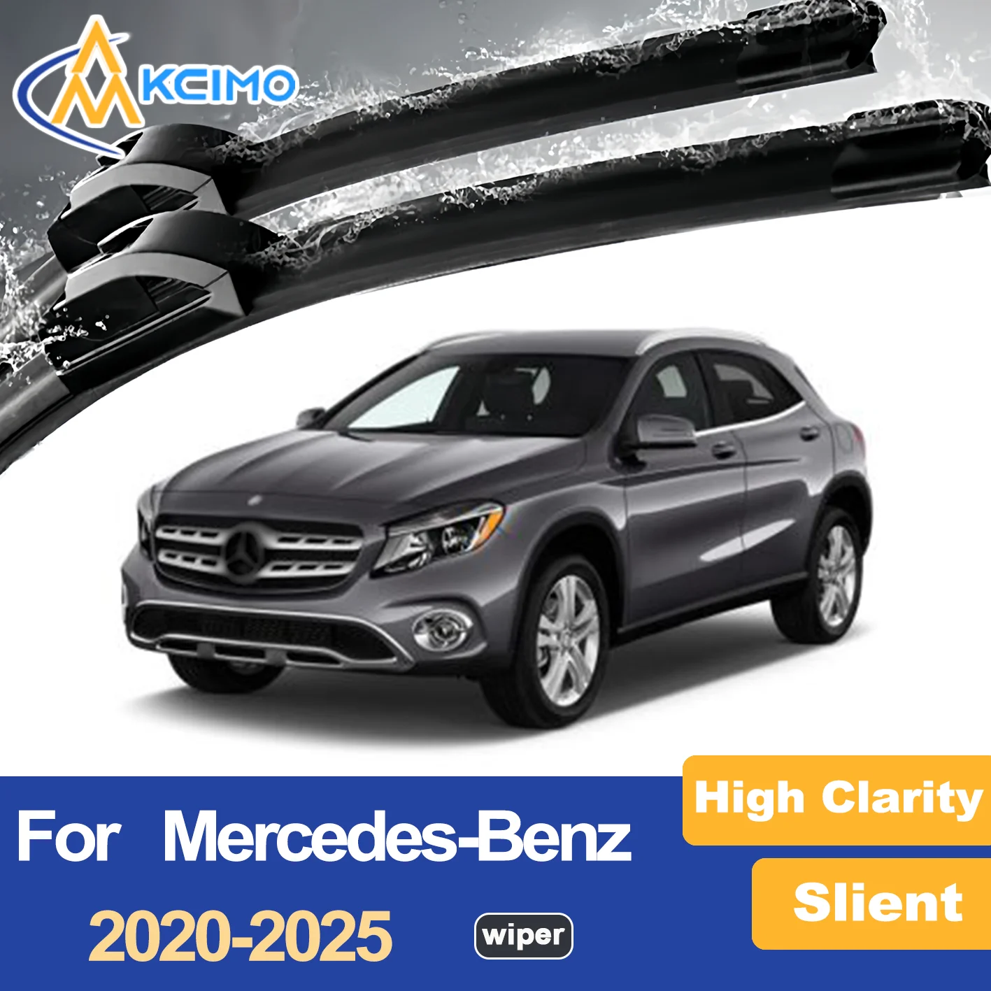 

Premium Wiper Blades for 2020–2025 Mercedes-Benz GLA H247 Streak Free Durable Perfect for Clear Visibility