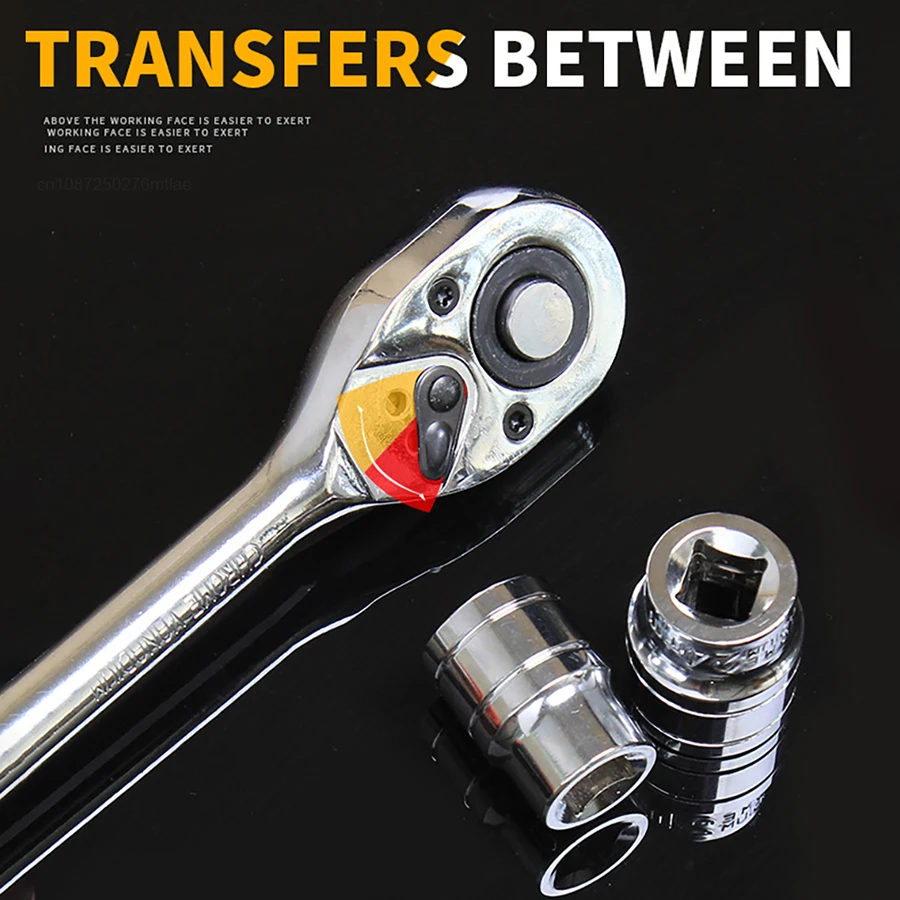 Wrench Socket Set With Extension Rod Hardware Car Boat Motorcycle Bicycle Repairing Tool Auto Repair Tools Short Socket Ratchet