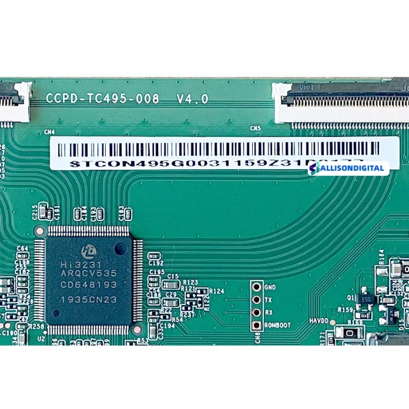 حقيقي الأصلي CCPD TC495 008 V4.0 STCON495G T-Con مجلس ل M50Q6-J01 V505-J01 50PFL5766/F7E E4AA50R 100012585   مجلس المنطق