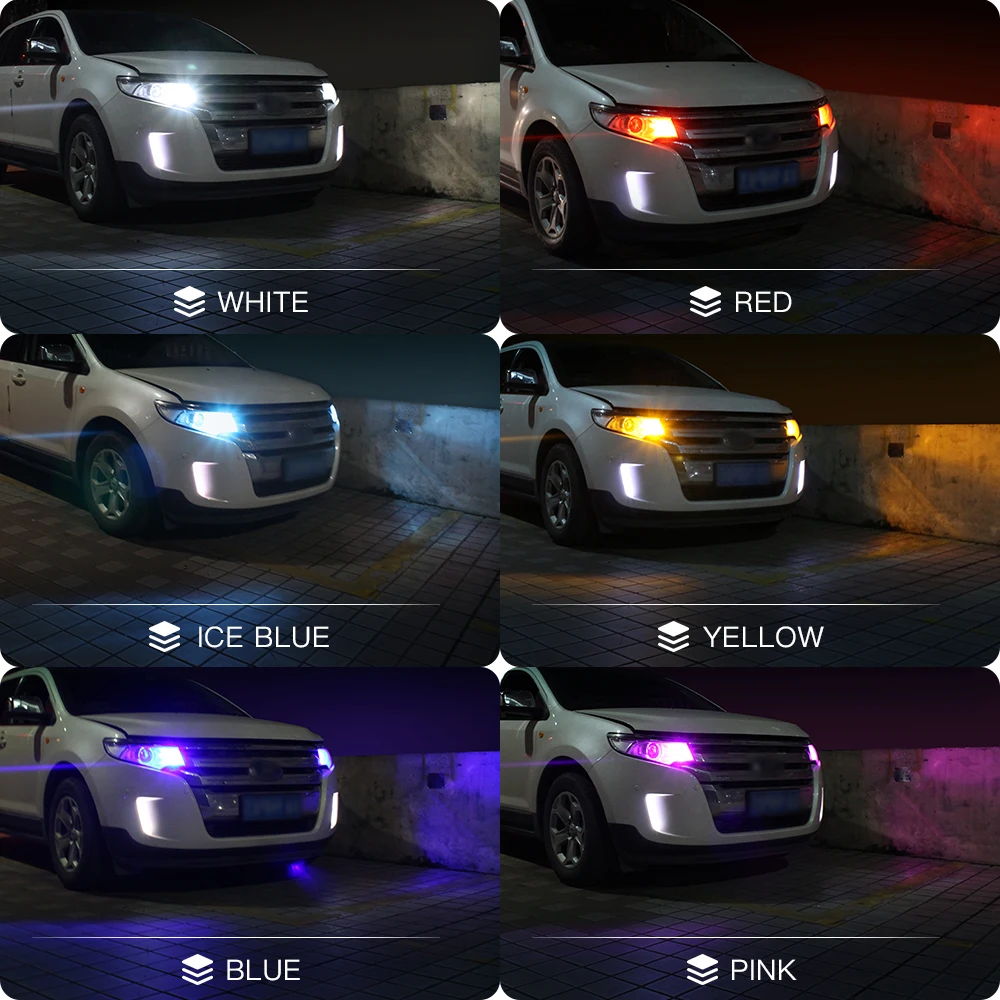 デュアルモードLEDウィンカー,DRL,運転用,DRL,2011 2012 2013 2014 2015個,フォードエクスプローラー用