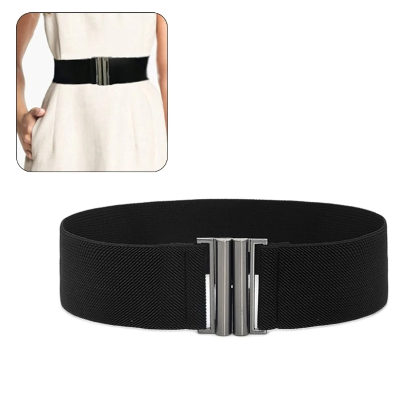 

Hot Girl Belt Elegant Wide Waist Belt for Jeans Dresse Club Woven Belt Dropship