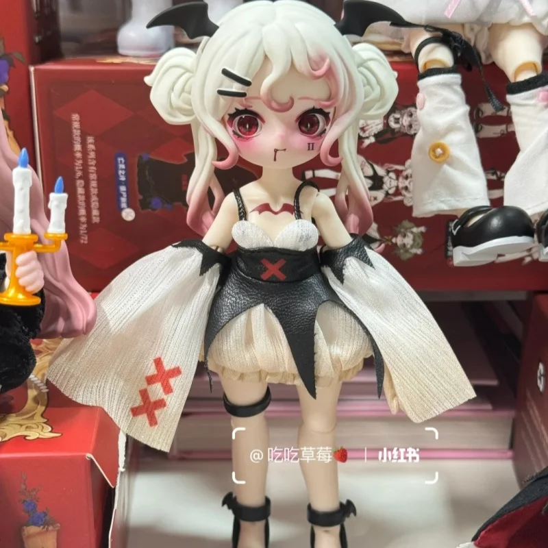 

Новые аниме-фигурки Nyssa Bjd, серия Grotesque Nightmare, слепая коробка, 15 см, Bjd, экшн-фигурка, загадочная коробка, индивидуальная подарочная игрушка