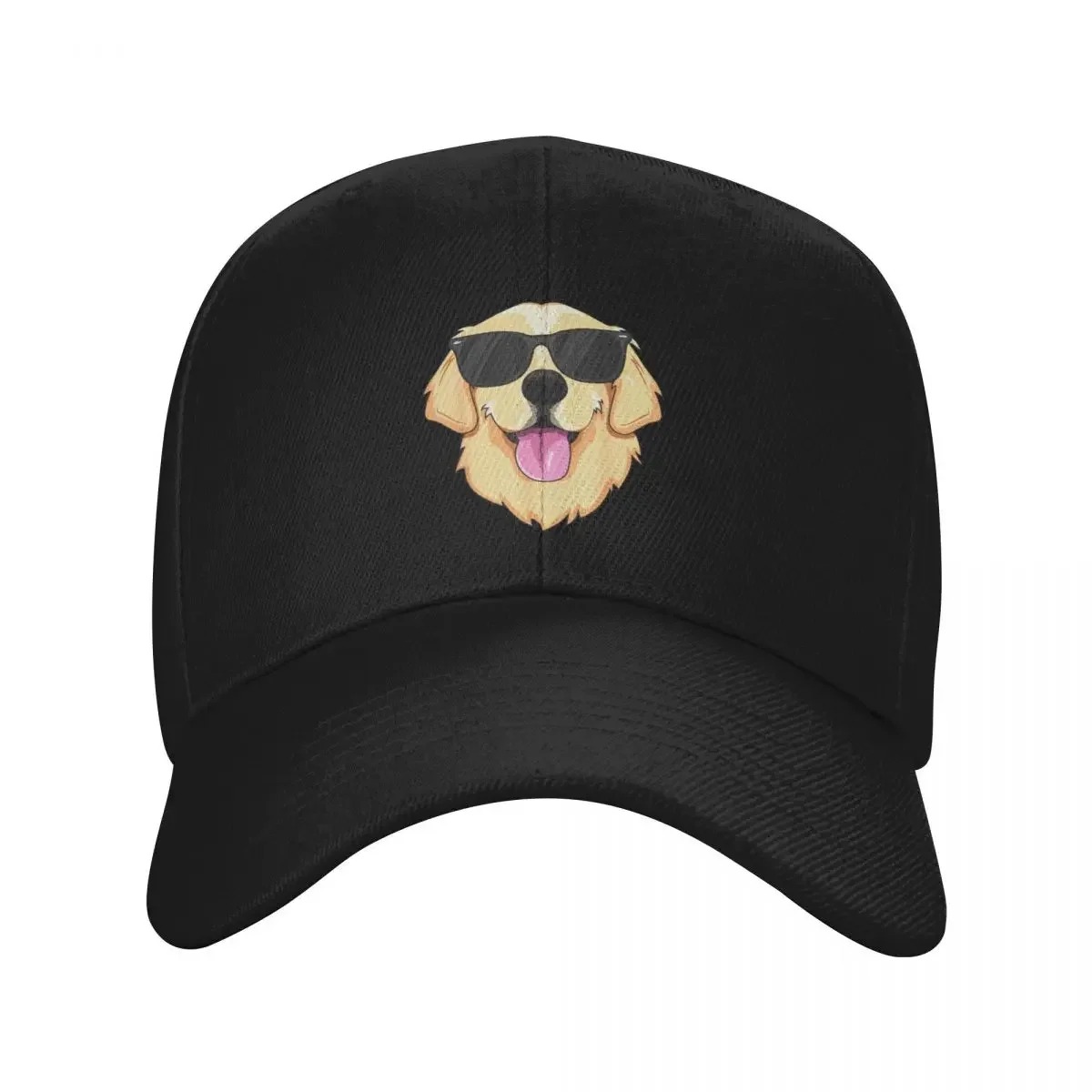 

Retro Golden Retriever Funny Dog Baseball Cap hats for men fun hats Luxury Brand dad hat Women Hats Men's