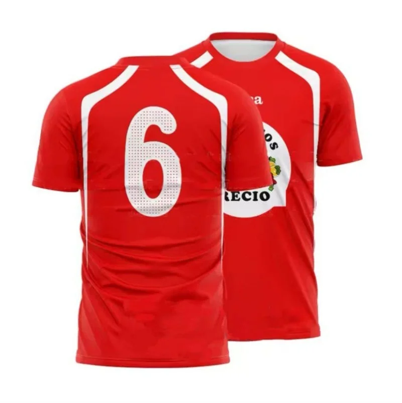 RECIO Shrimp 3D-Druck Sport Schnelltrocknendes, atmungsaktives Herren-T-Shirt Outdoor Street Football Jersey Eltern-Kind-Kurzarm-Top Sommer – Detail 9