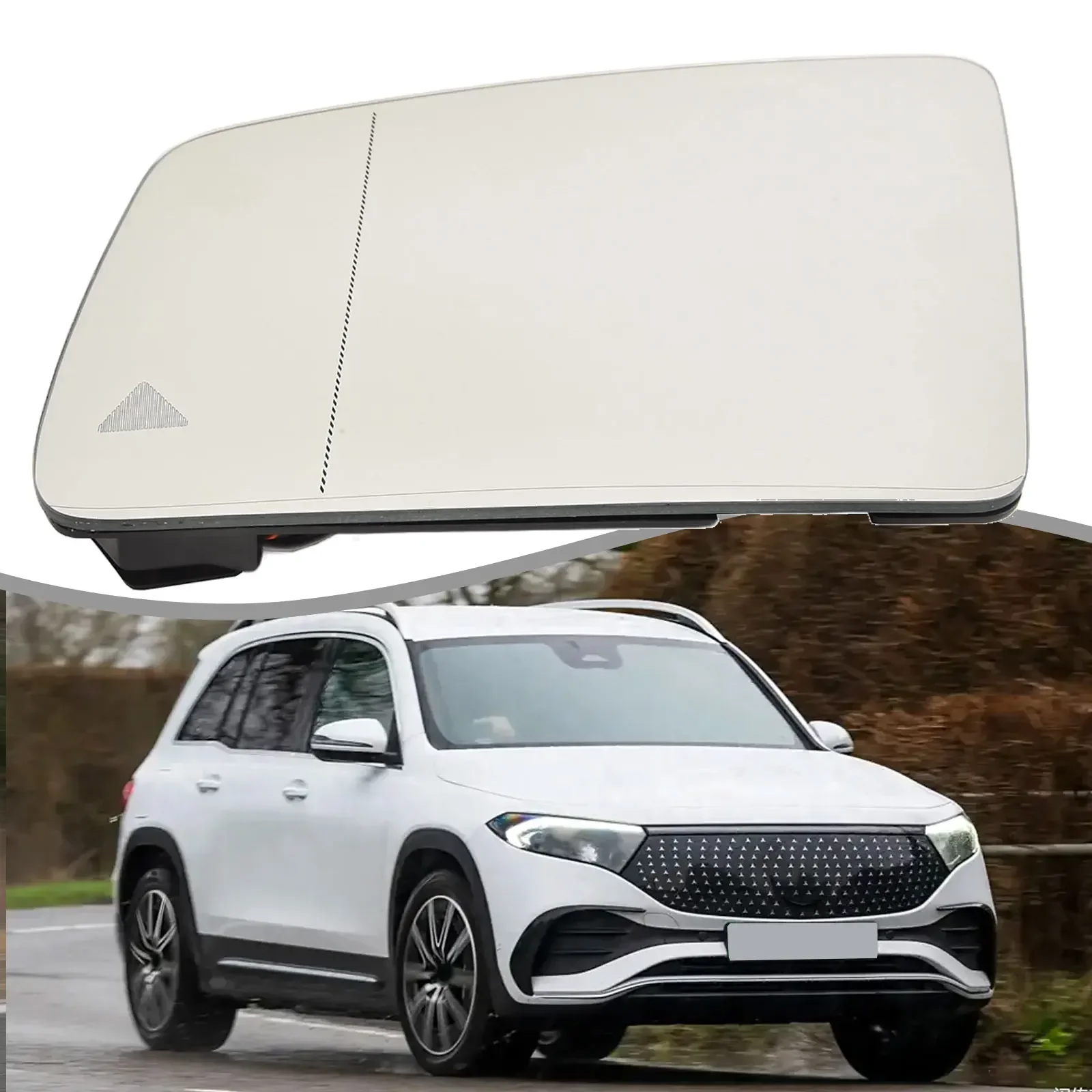 

Driving In Any Weather Conditions As Shown In The Picture Driver Side Rearview Mirror Anti-corrosion Clear Visibility