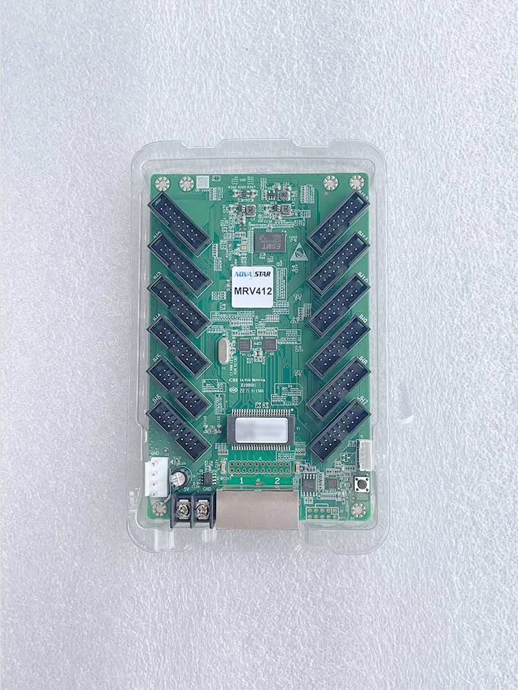 Novastar MRV412 Receiving Card LED Video Wall Controller Outdoor Indoor Display Screen RGB Matrix 12 HBU75 Full Color Module