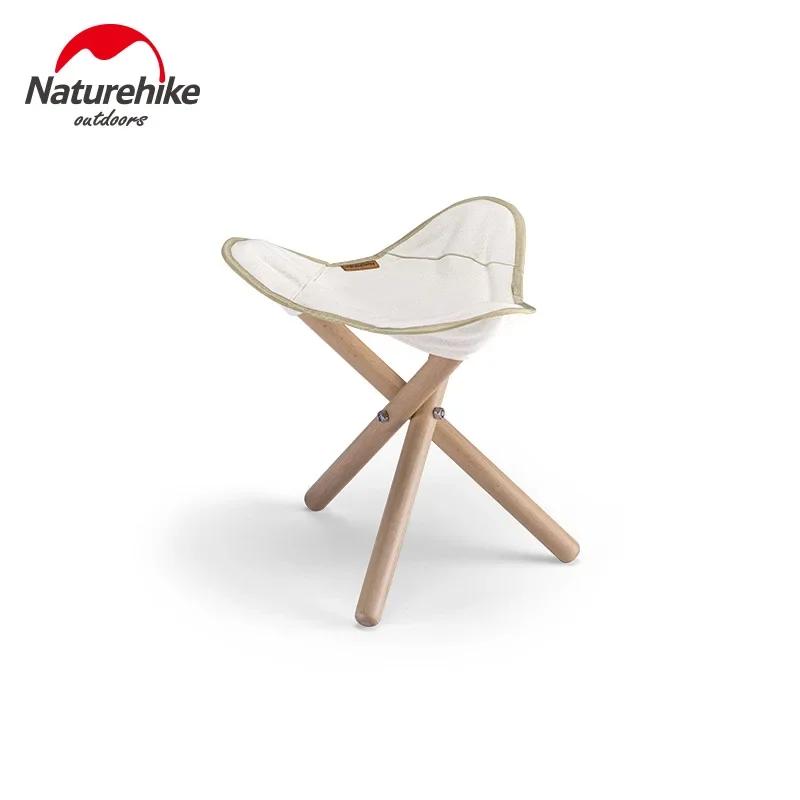

Naturehike-Outdoor Folding Triangle Stool, Portable, Camping, Picnic, Solid Wood NH20JJ008