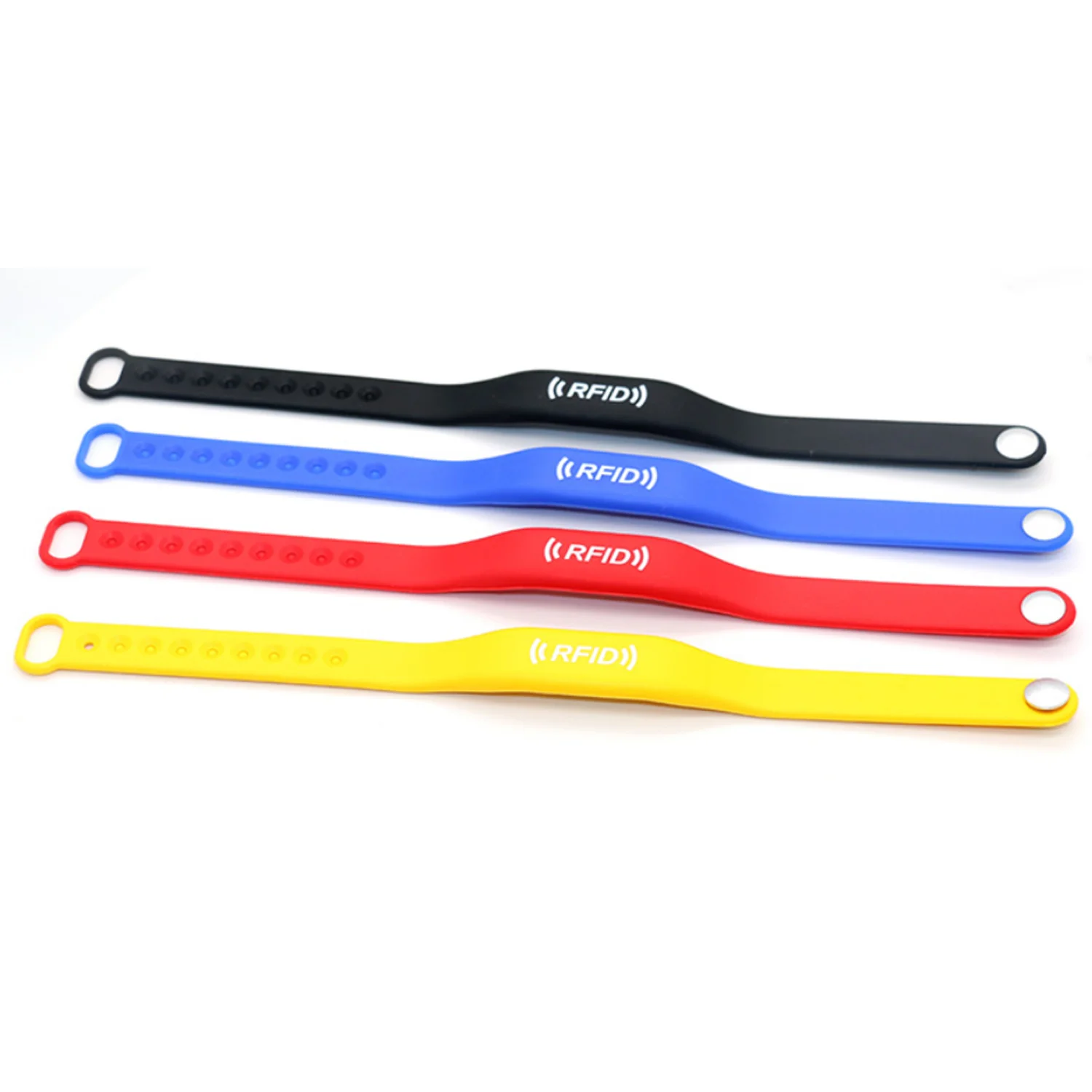 1 Uds RFID 13,56 MHZ CUID clon copia negativa pulsera impermeable ISO14443A pulsera regrabable clave IC fotocopiadora insignia ficha de Control