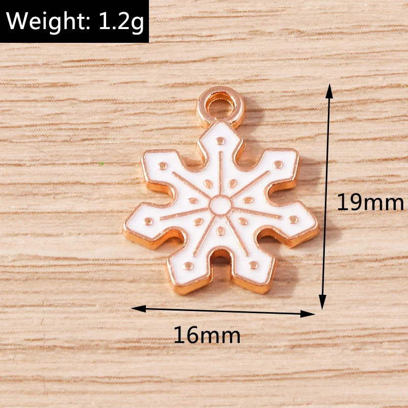 10 teile/los mischen niedlichen Emaille Weihnachts baum Santa Claus Glocken bezaubert Anhänger für Schmuck machen Ohrringe Halsketten DIY Handwerk Geschenk – Detail 24