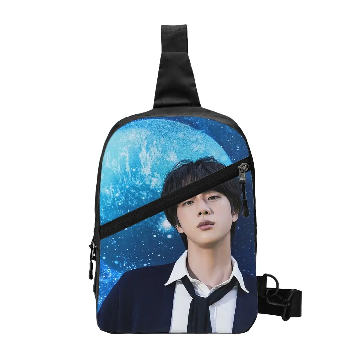 Jin The Astronaut Concept Photo Outlande Chest Bag Men Sling Crossbody Backpack Chest Bag Traveling Hiking Daypack Shoulder Bag