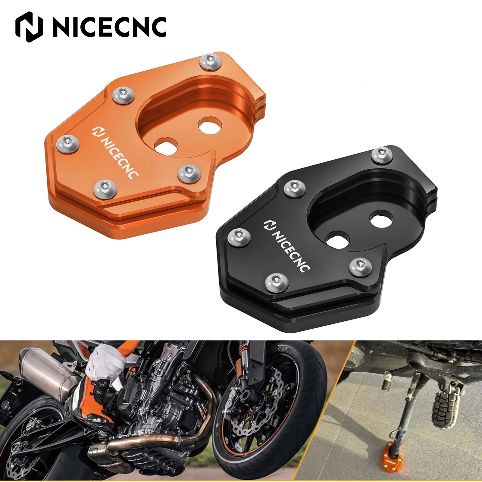 Side Stand Kickstand Footstand Enlarger For KTM 690 Enduro R/SMC R 790/890 Adventure Rally/R 1290 Adventure R Husqvarna 701