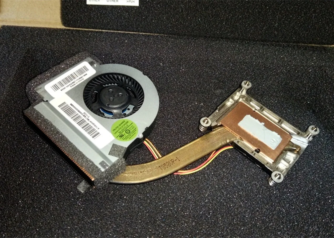 Imagem -03 - Original Uma Cpu Ventilador de Refrigeração do Dissipador Calor Refrigerador para Portátil Lenovo Thinkpad T440p Gráficos Integrados 00hm902 04x3917 04x3915 Novo