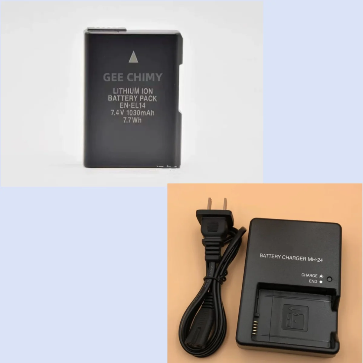 Original EN-EL14 ENEL14A EL14 Camera Battery For Nikon D5500 D5300 D5200 D3200 D3300 D5100 P7800 P7700 P7100 P7000 MH-24 Charger