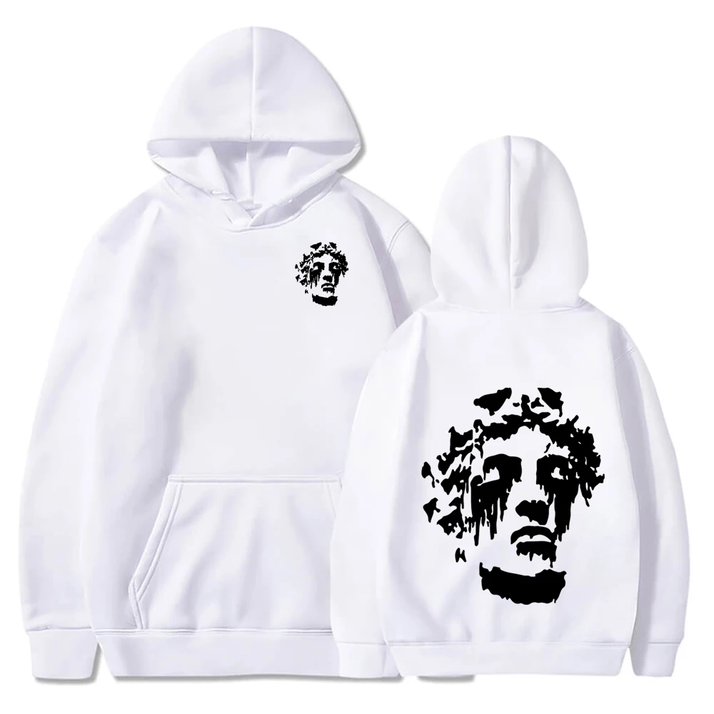 

Spring And Autumn New Men's Fashion Printing Hooded Sweatshirt Hoodie Loose Casual Daily Street Long Sleeve Y2K Clothing