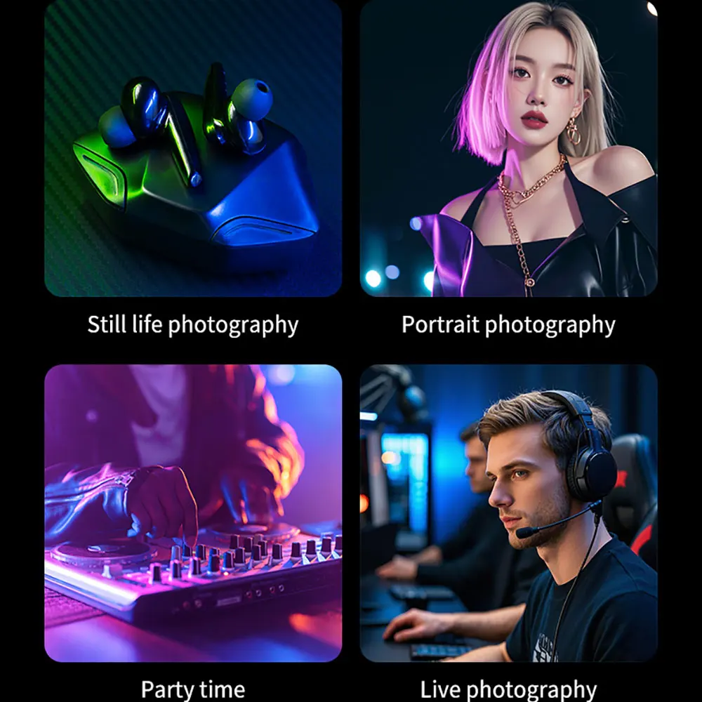 MIAOTU 54CM RGB Video Light Led RGB Lamp Handheld Light Wand Colorful Stick Light 2500K-9000K Photography Studio Lamp - Image 2