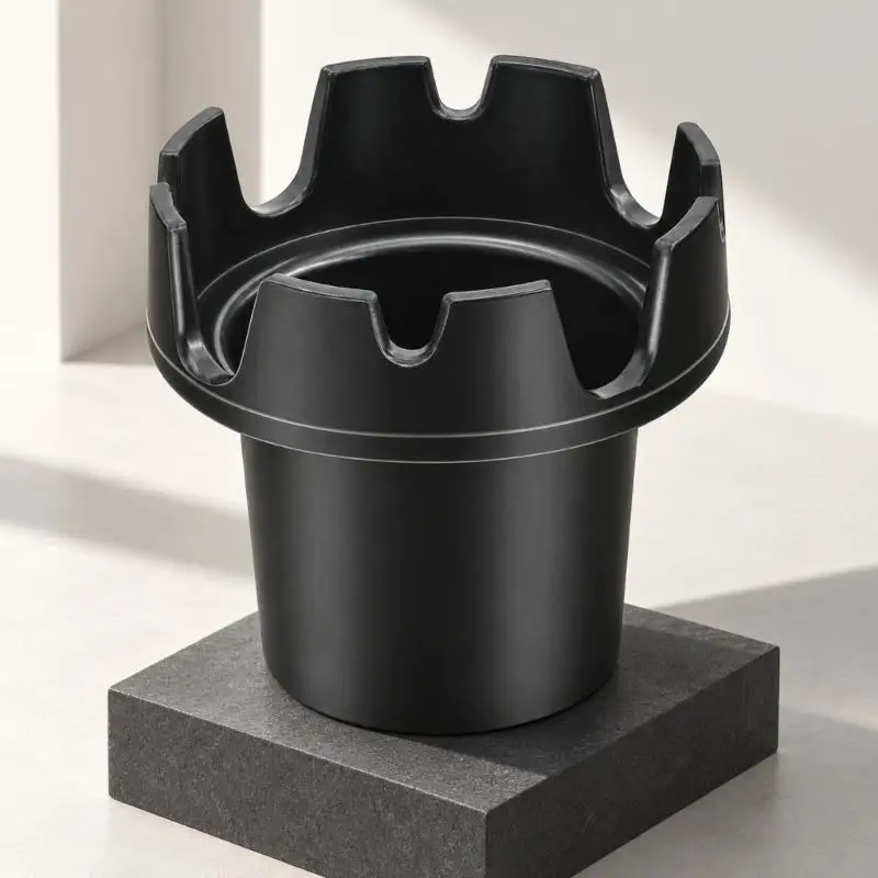 Golf Cart Ashtray, ABS Open Cup Butt Container with Multiple U-Shaped Rests and Molded Construction to Hold Debris Inside 69HD