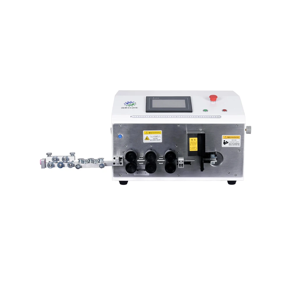 Electric Wire Stripping Machine Computerized Cable Manufacturing Equipment for Wire Cutting Peeling Bending HS-508ZW-25