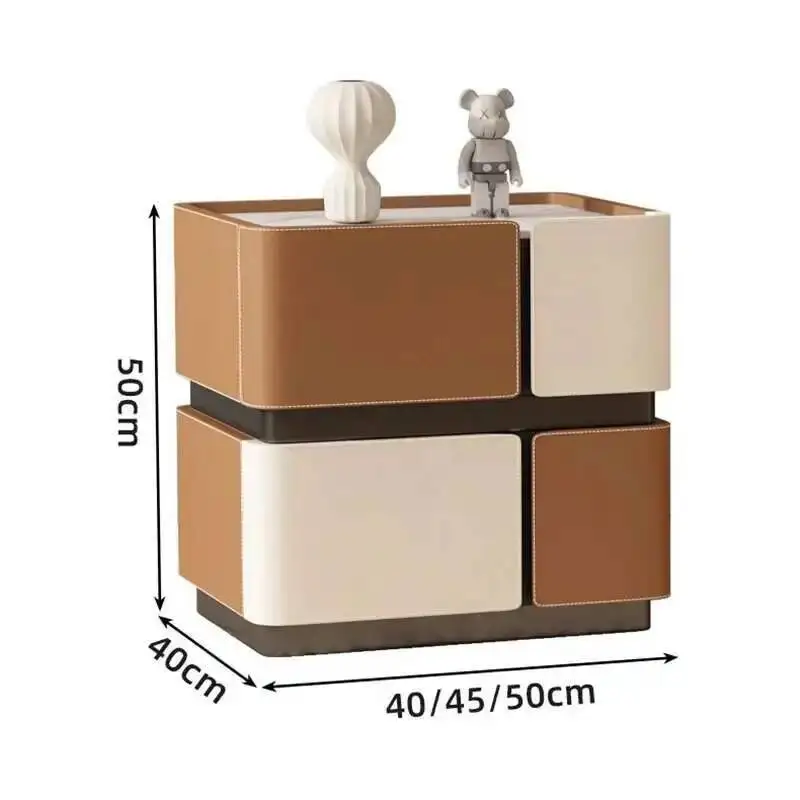 Aesthetic Drawers Nordic Modern Night Table 2 Design Storage Elegant Nightstand With Set Mesitas Of De Noches Bedroom Furniture