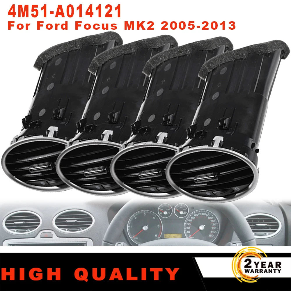 1/2/4 Pcs AC Air Vent Dashboard Vent Outlet 4M51-A014121 For Ford Focus MK2 2005-2013 Car Accessories Dashboard Vent Replacement
