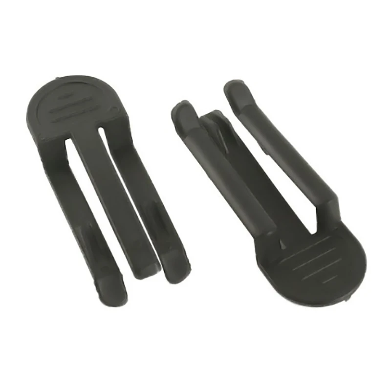 2pcs Practical Plastic Rubbish Bag Fixing Clip Black Non-slip Anti-dislodgement Fixer Household Kitchen Tools