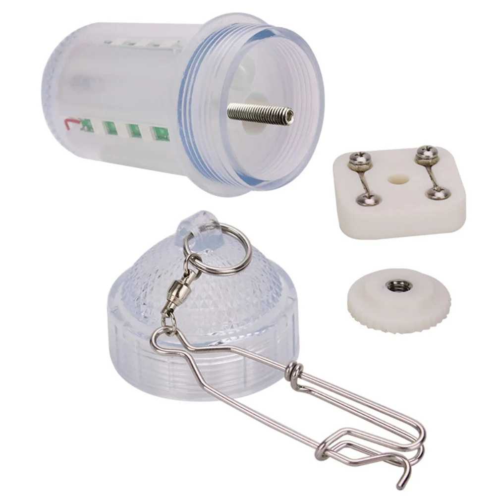 مقاوم للماء تحت الماء الصيد LED إغراء ضوء لقارب/حوض الصيد الليلي 60 لومينز 4 AA بطارية تعمل بالطاقة 20,000 ساعة الحياة #4