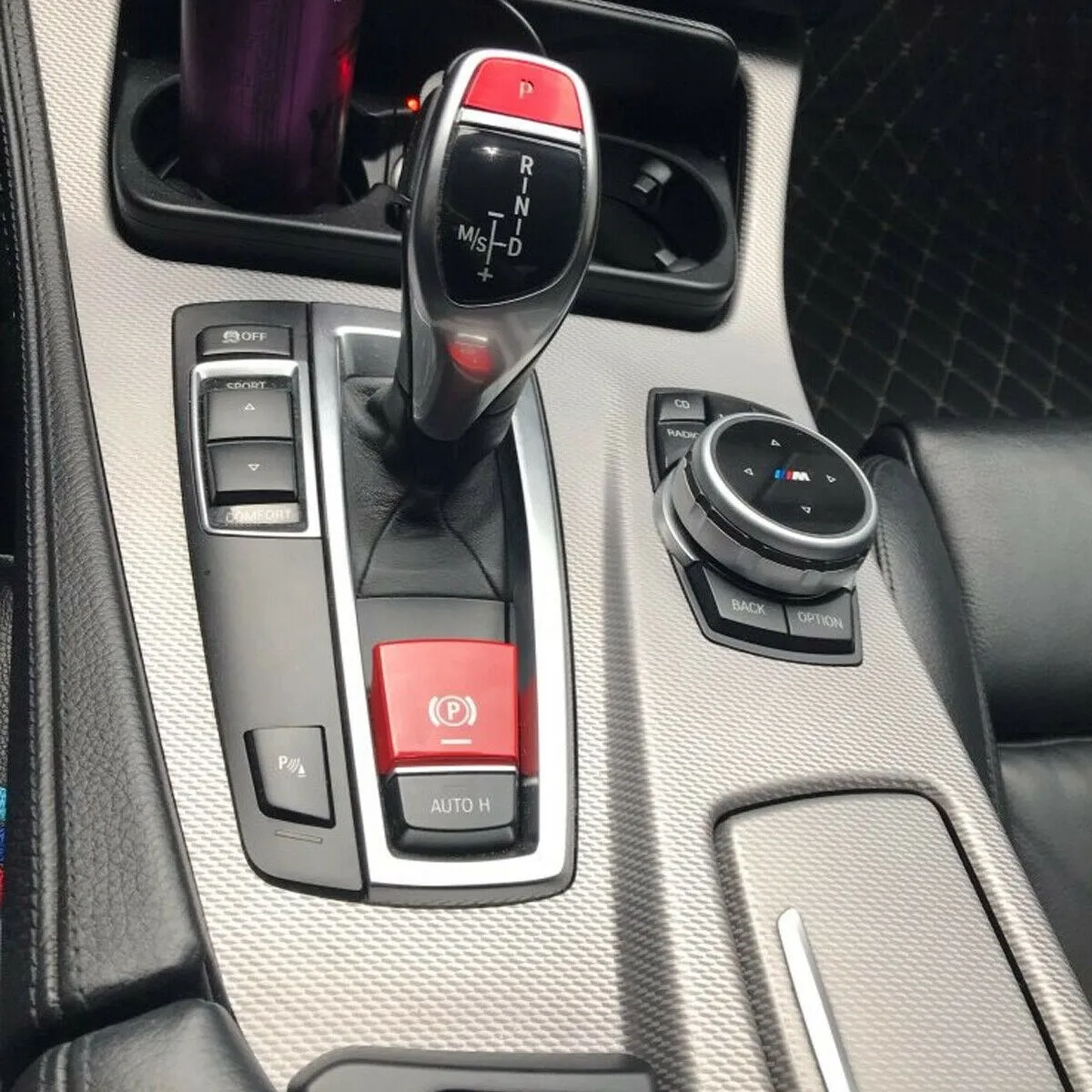 

Parking Brake P Button Switch Cover For -BMW 5/6/7 Series F10 GT F07 X3 F25 X4 F26 X5 X6 2010-2014-AU62