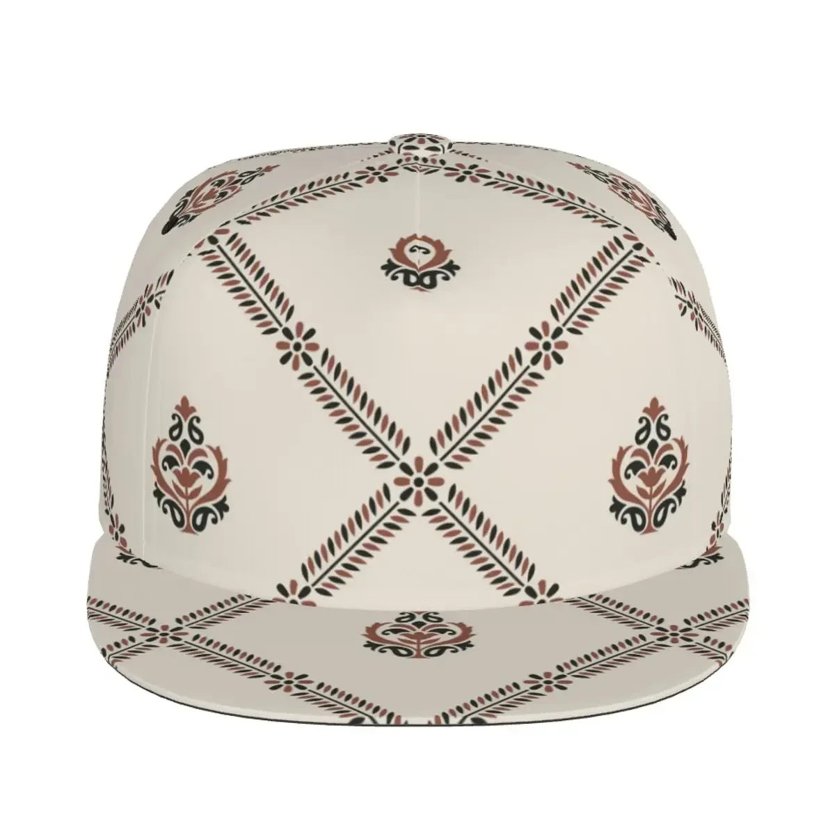 Paisley Retro Print Baseball Cap Casual Sun Hat Elegant Ethnic Style Fashion Stage Hip Hop Women Men