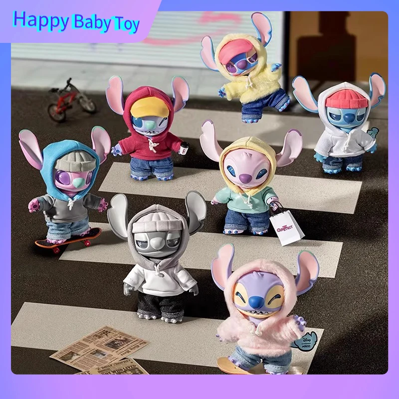 

100%Genuine Disney Stitch Blind Box GenZ Street Series Doll Peripherals Trendy Bag Pendant Desktop Decoration Birthday Gift