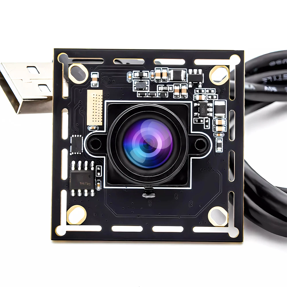 WGWK 8mm USB Camera Module 1080P 90FPS 720P 120FPS Global Shutter 42° Without Blur M12 Lens AR0234 Board High Frame Rate Camera