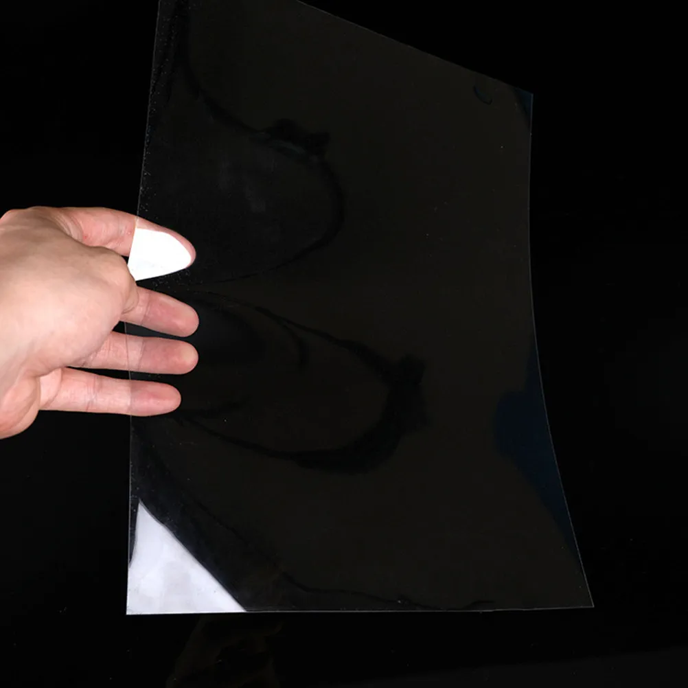 10 Uds. de láminas transparentes de plástico PET, resistentes al calor, lisas, para cajas de regalo, ventanas, embalaje, manualidades, película transparente para cajas