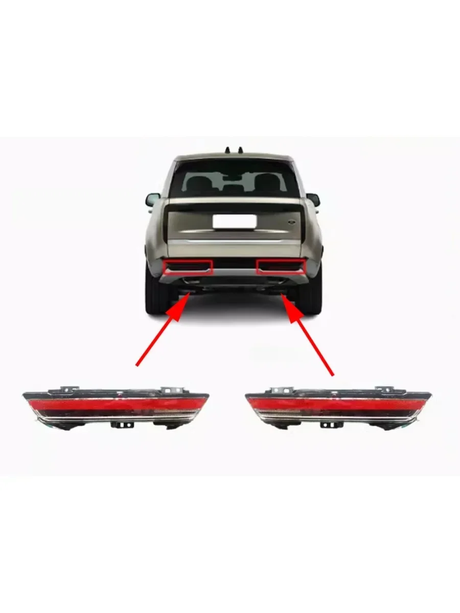 

Auto Left Right Rear Bumper Reflector Warning Light Strip Bar for Land Rover Range Rover 2023 2024-