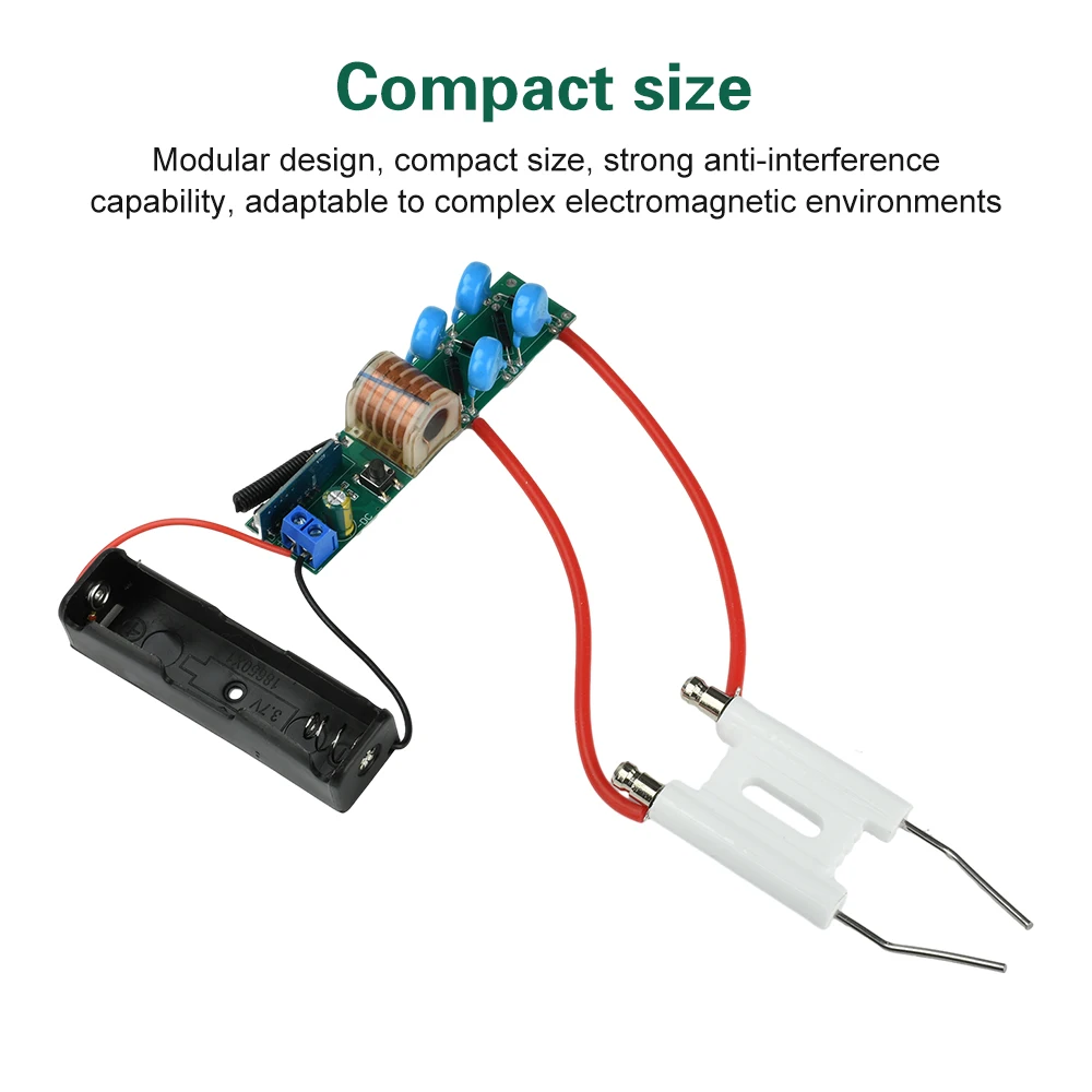 High Voltage Generator DC 3.7V to 25KV Remote Wireless Ignition Module 16-20mm Discharge Distance for Long-Range Stable Ignition