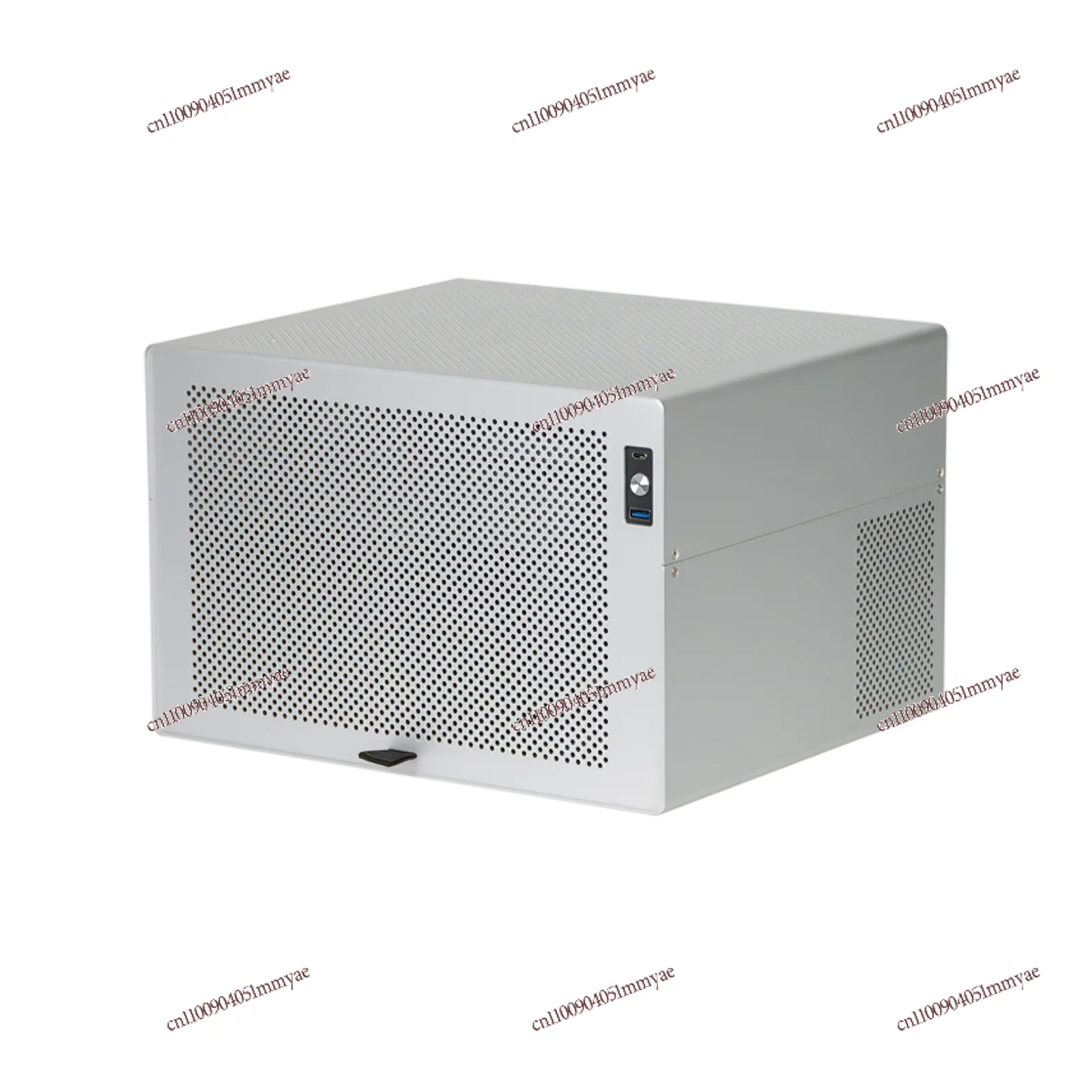 

NAS chassis 2mm anode aluminum ATX main board SFX power supply Flying Bull Black Synology UNRAID