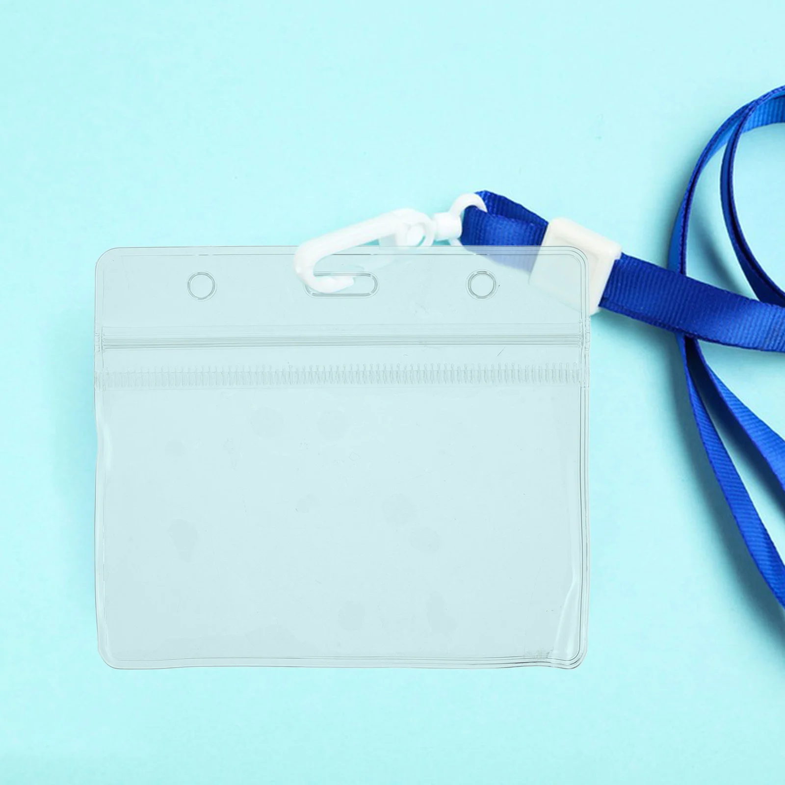 40pcs Id Holder Transparent Cards Cover Clear Badge Sleeve For Game Card Business Card Protection Plastic Name Badge Holder