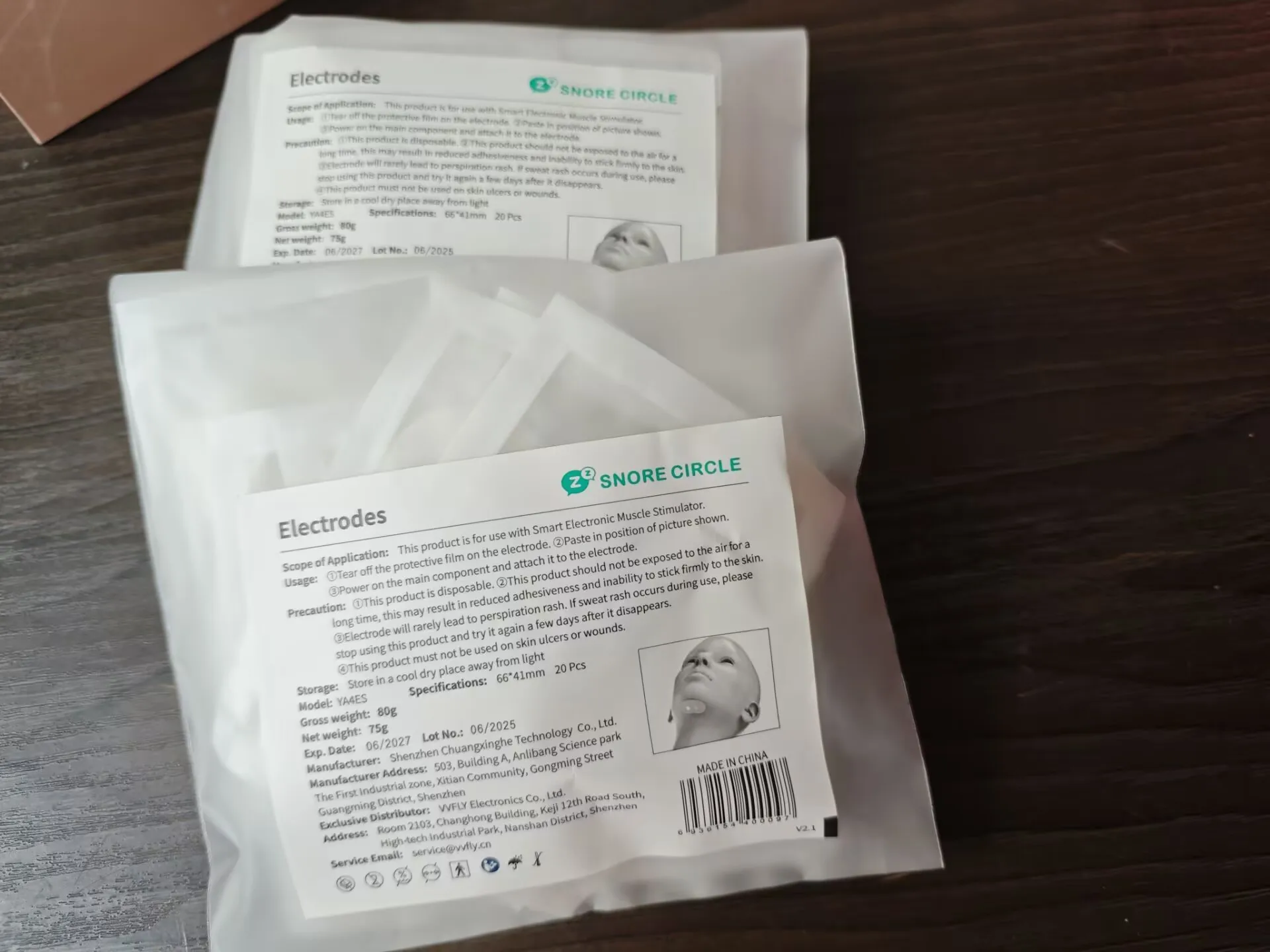 

Smart snore stopper special purpose medical conductive gel pad 10pair/20piece Exclusive use electrode pad TENS pad for YA4100