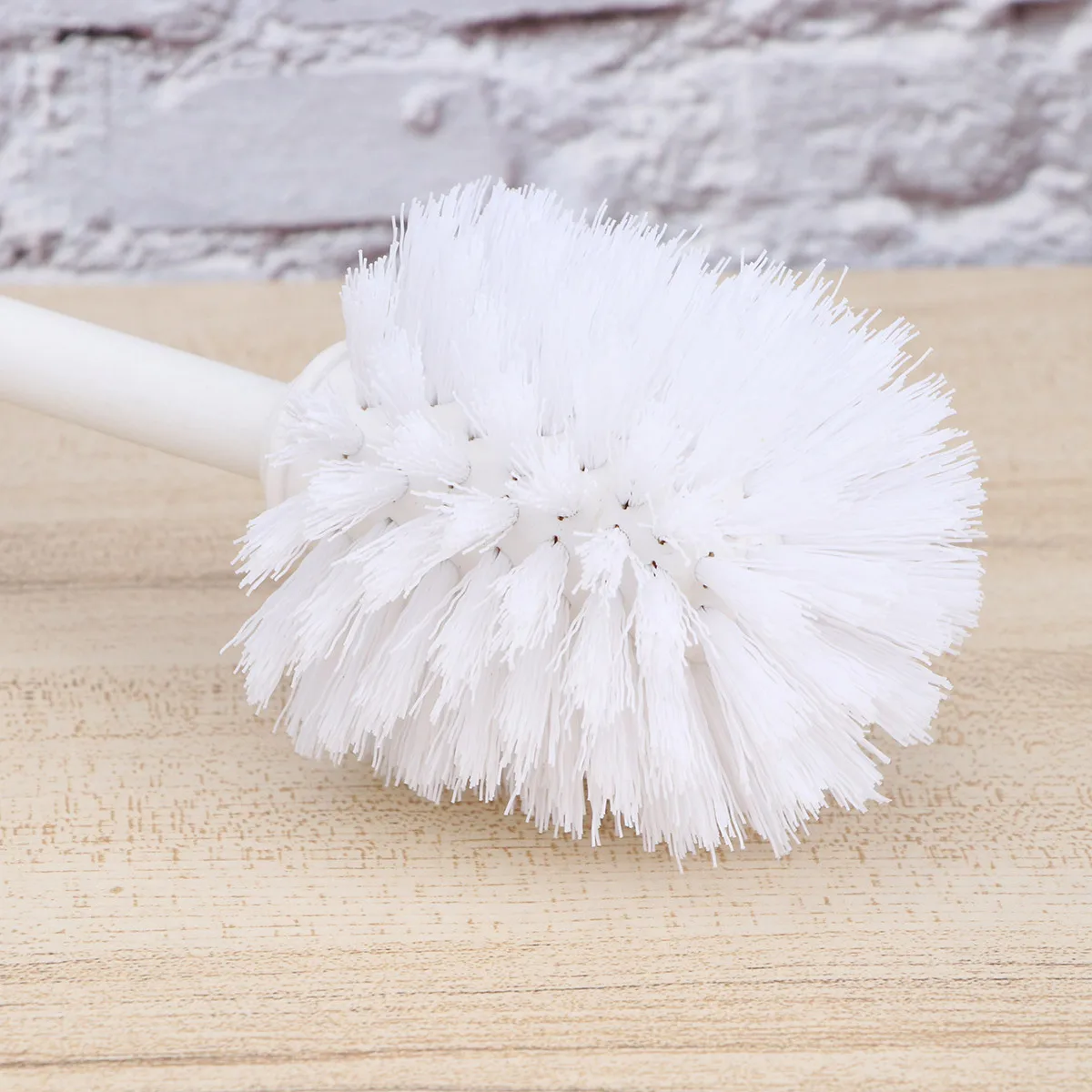 مجموعة حامل فرشاة المرحاض، مقبض أسود سميك طويل، شعيرات ناعمة، غطاء مقاوم للرذاذ للاستخدام في الحمام والمنزل والفندق والمكتب #2