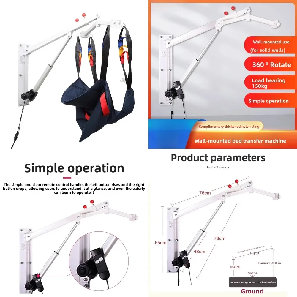 2026hot sell Wall-Mounted Electric Lifter Transport Machine Lifter Mechanical Arm Transfer Crane Arm