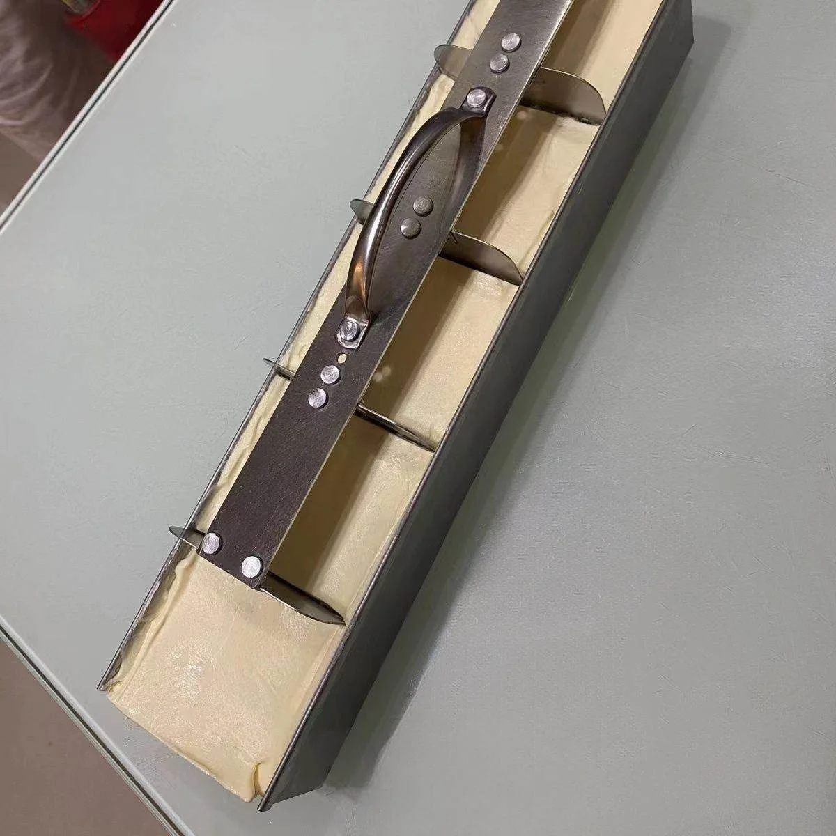 

Trendy Stainl Steel Tirsu Cutter 40x95cm ormly Divides into 5 Pieces Tool Baking DIY Utensils Chinese Sle